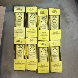 8 Packs Sun Bum Glow 30 Moisturizing Sunscreen Face Lotion SPF 30‎ 2 oz Exp 4/25